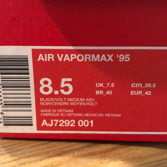 Men’s Nike Air Vapormax 95 - Picture 7 of 7